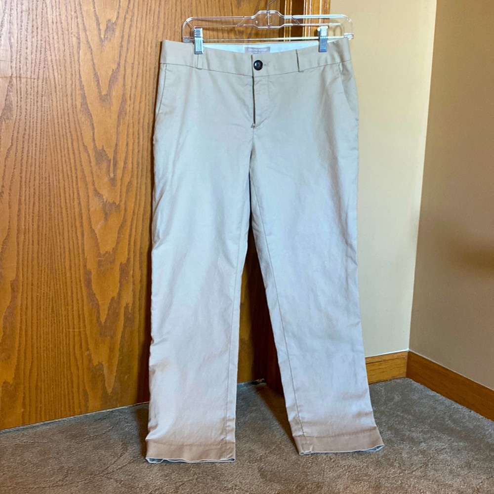 Banana republic tan/light beige Hampton fit ankle pant. ❤️